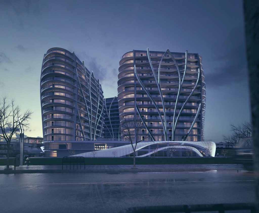 Bucharest – the skyline transformation by 2025. Crown Towers.